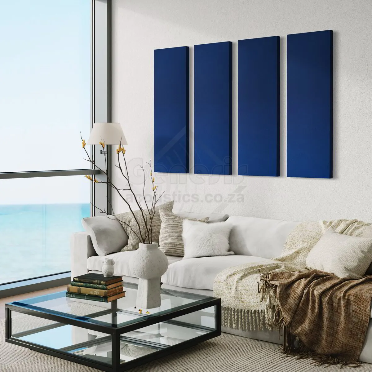 S5 Pro Acoustic Wall Panels - 120cm x 40cm Set of 4 - Bahama