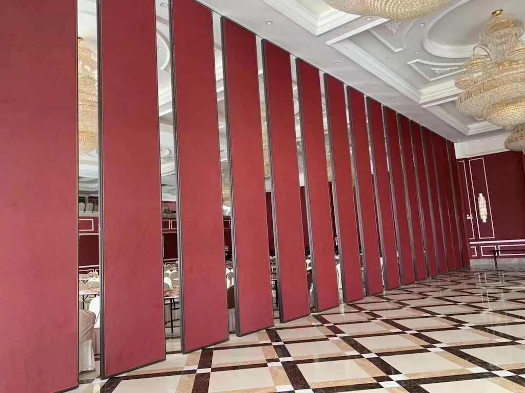 upholstered acoustic stacking doors