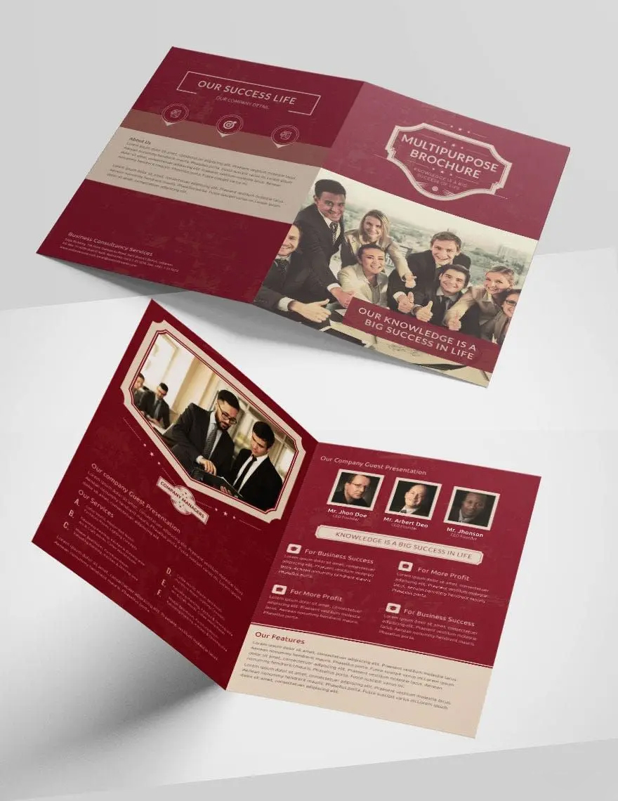 Multipurpose Bifold Brochure