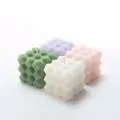 Rubik Cube Candle - Pink