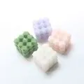 Rubik Cube Candle - White