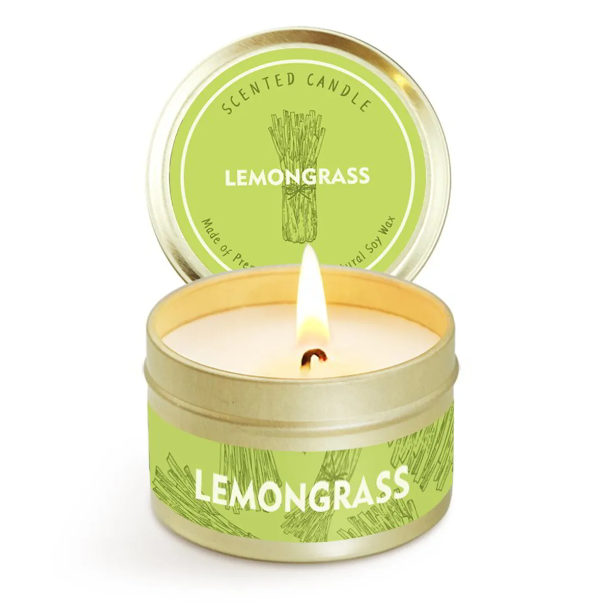 Tin Candle - Lemongrass