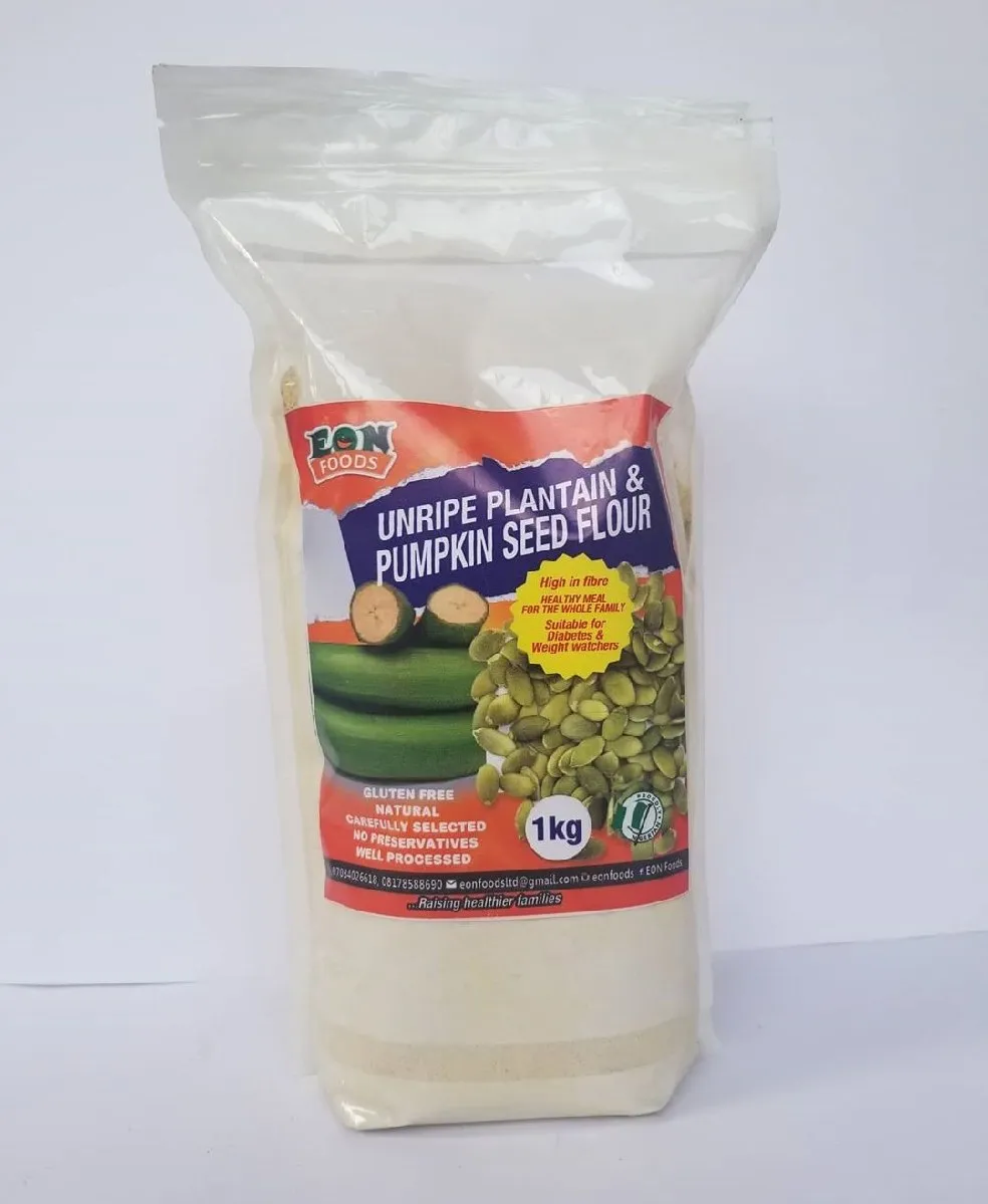 Unripe Plantain & Pumpkin Seed Flour