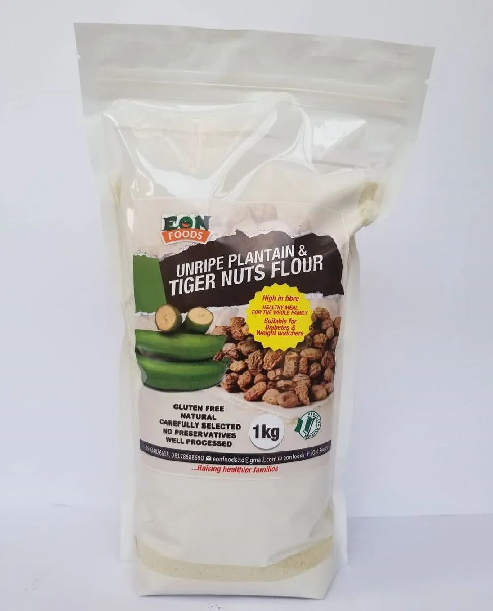 Unripe Plantain & Tiger Nuts Flour
