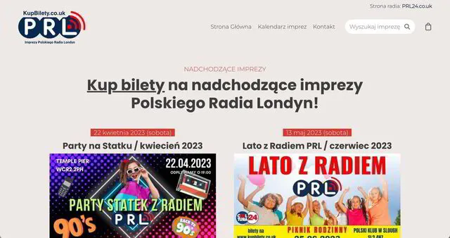 KupBilety.co.uk / Imprezy Polskiego Radia Londyn