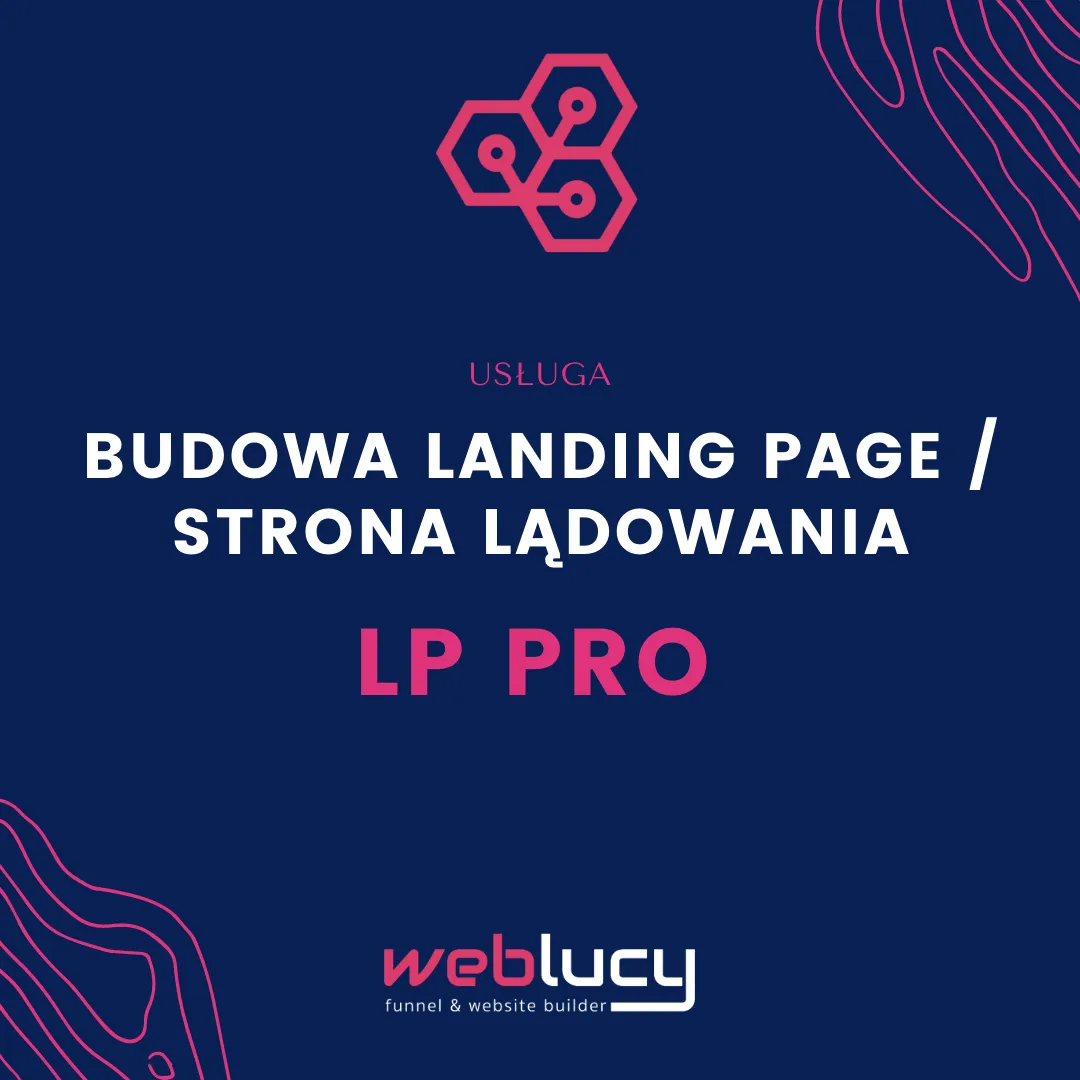 Budowa strony lądowania / landing-page / LP PRO