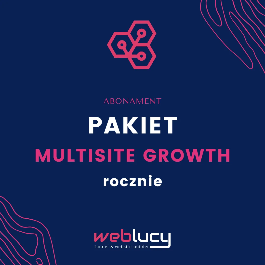 Dostęp do Platformy WEBLUCY™ (Multisite Growth / Rocznie)