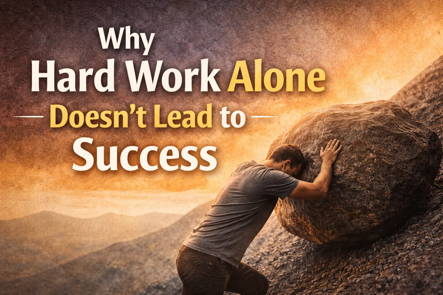 Fall Hard Work Why Hard Work Alone Doesn’t Lead to Success (And What Actually Does)