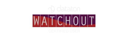 The Dataton WATCHOUT Certified User badge represents my expertise in utilizing the WATCHOUT software. The badge showcases the WATCHOUT logo along with the text 