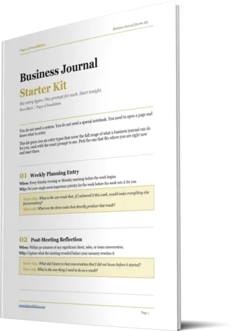 How Is Business Journaling Different from Personal Journaling?