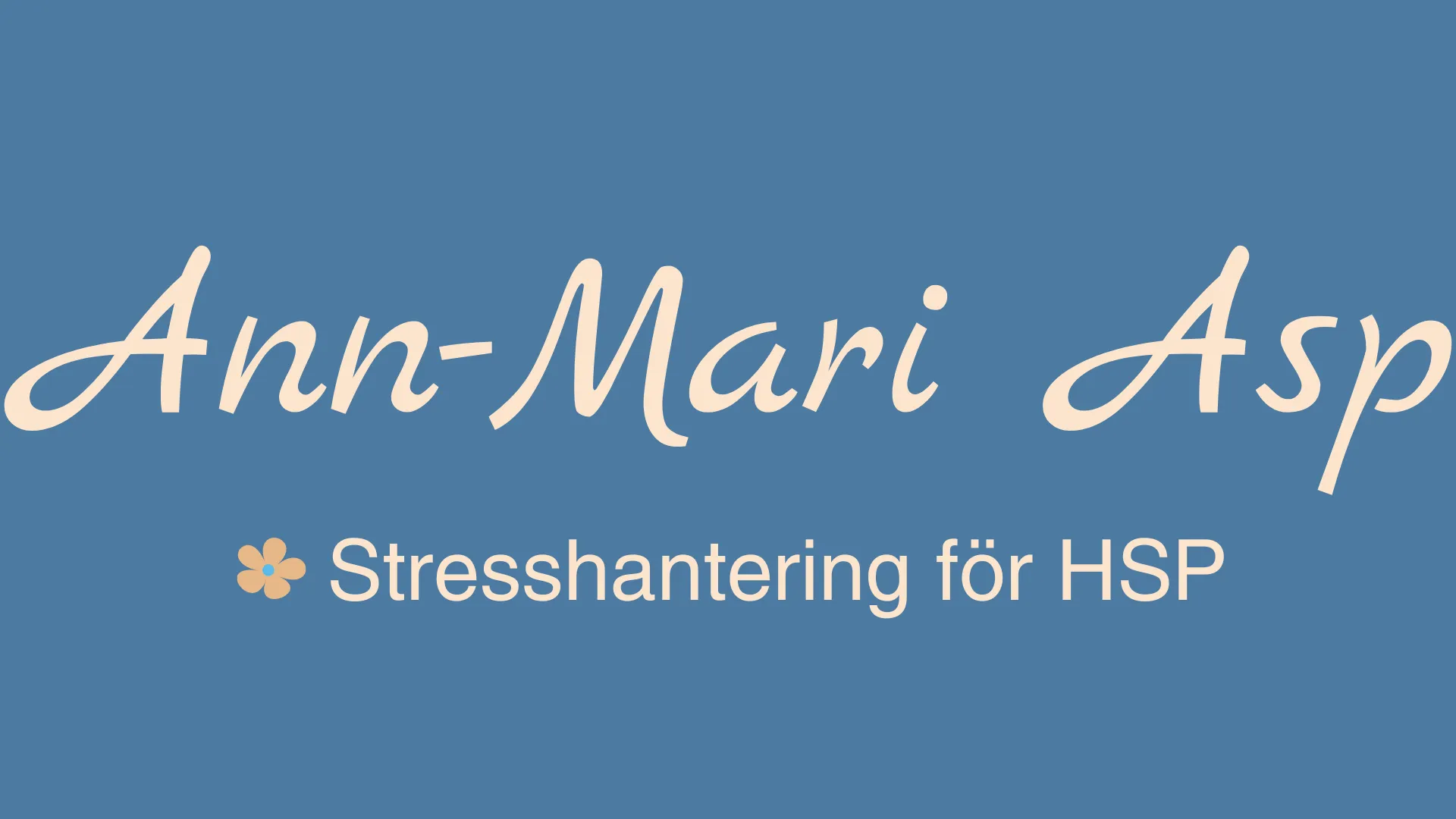 Ann-Mari Asp Yoga & Stresshantering