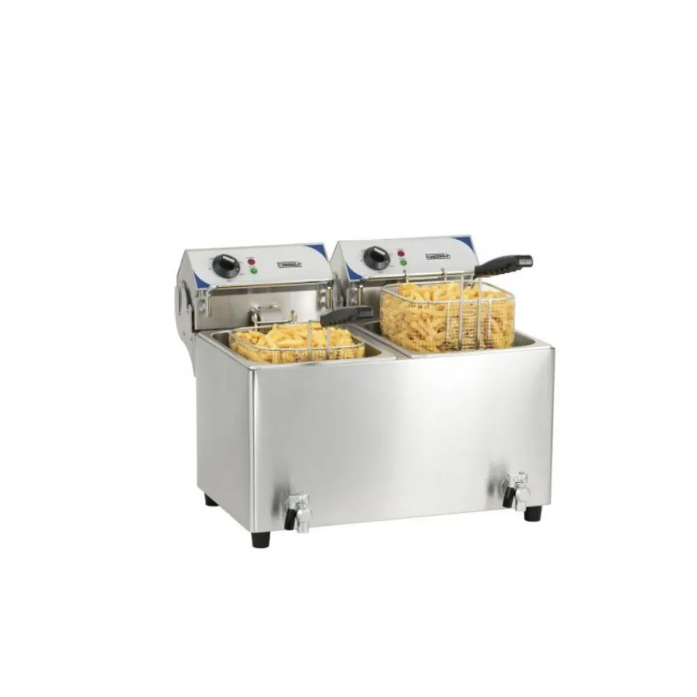 Friteuse double 2x8L