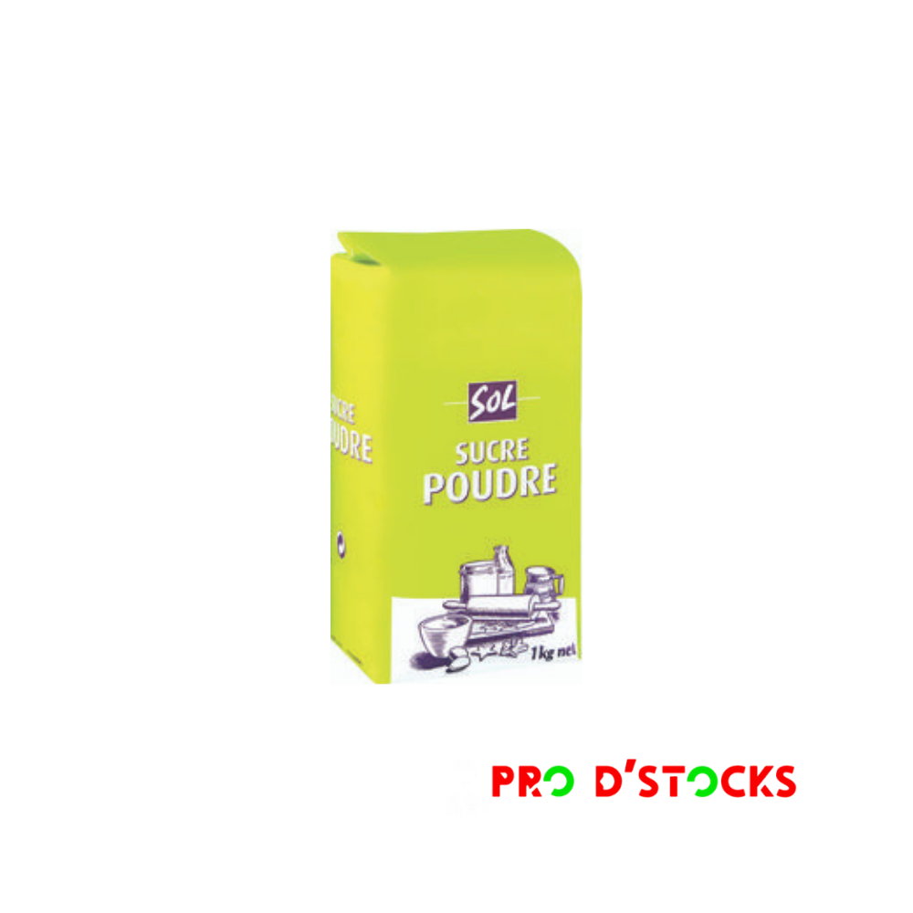 Sucre Poudre 1kg Sol