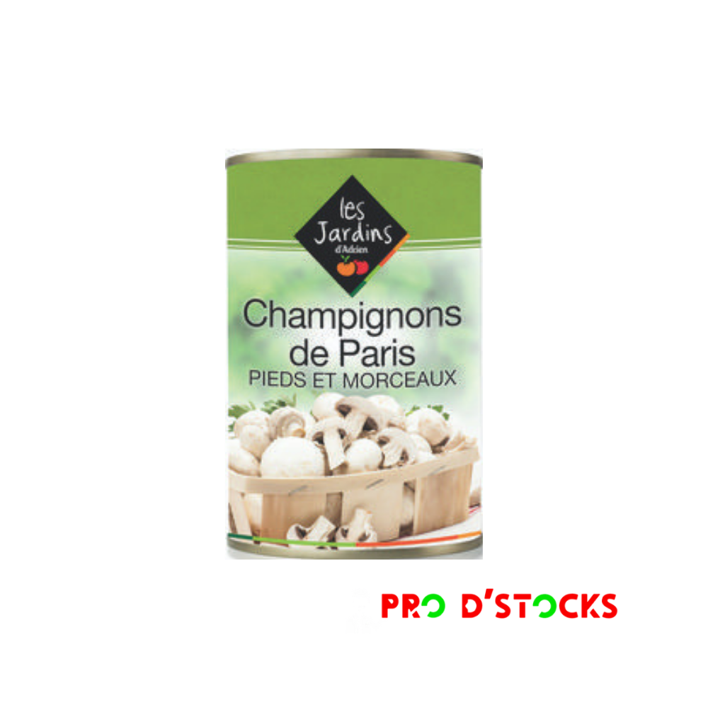 Champignons de Paris pieds et morceaux 5/1