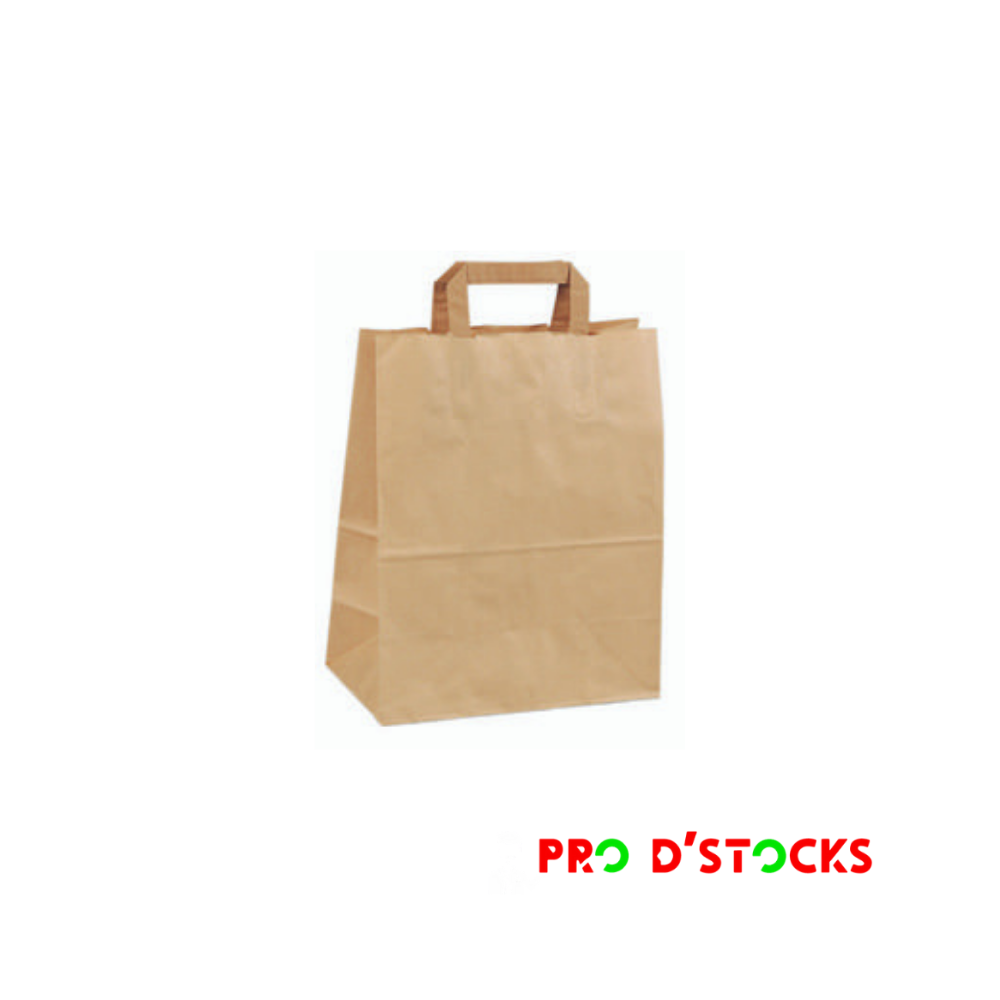 Sac kraft brun (260 x 70+70 x 290 mm) x250