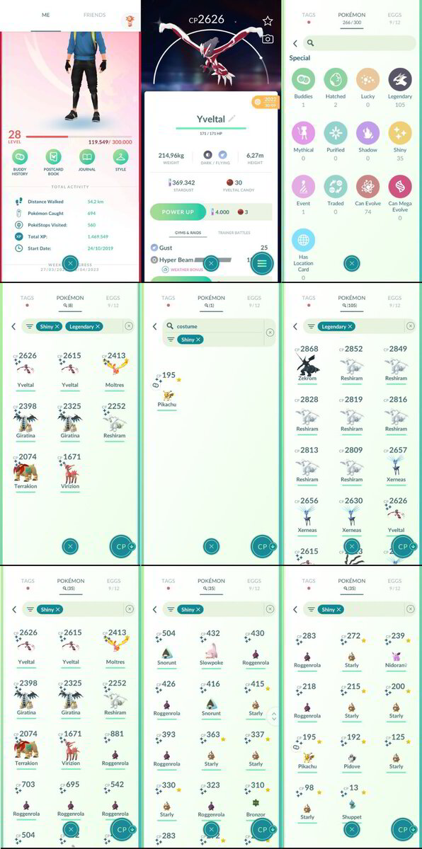 Mavin  ✨ Pokemon Go SHINY Account ✨ Suicune ✨ Koffing ✨ Taillow ✨ Wailmer  ✨ Luvdisc ✨