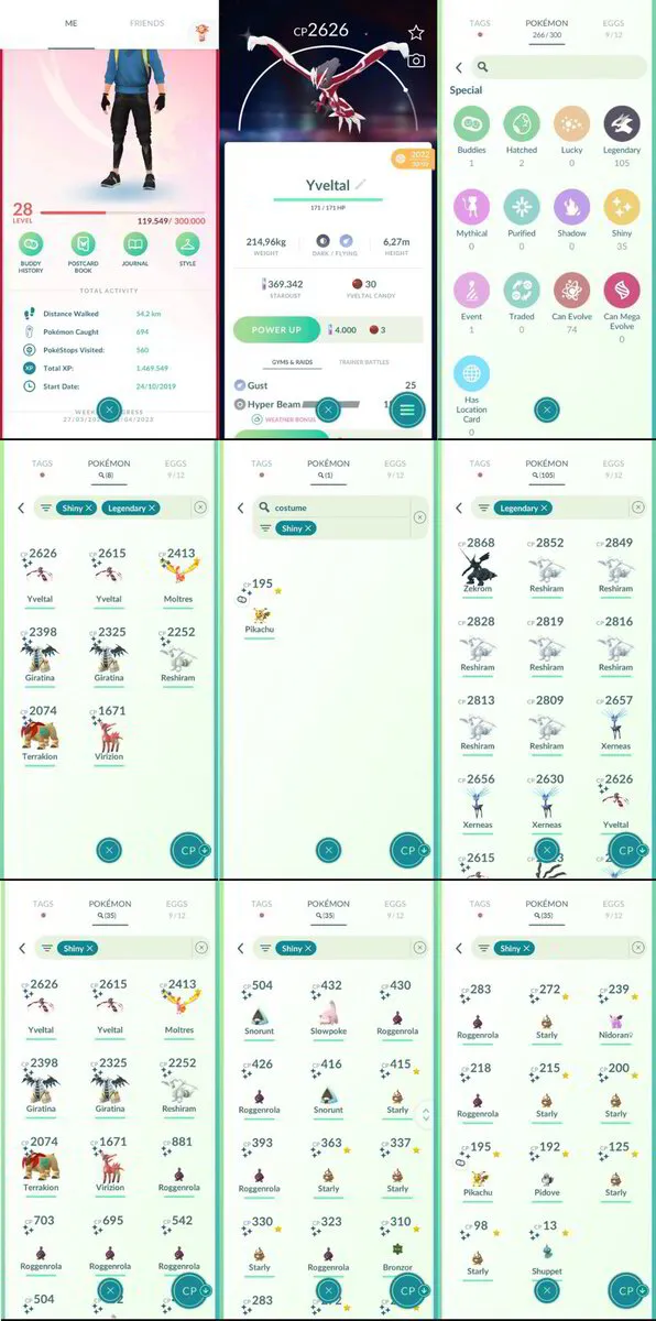 Pokemon GO | POKEMON GO > CONTA LVL 37 + 56 POKÉMONS