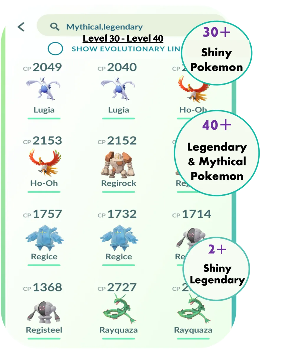 ✨ Pokémon Go Account ✨ Team Valor Level 28 ✨ 35 Shiny ✨ 105
