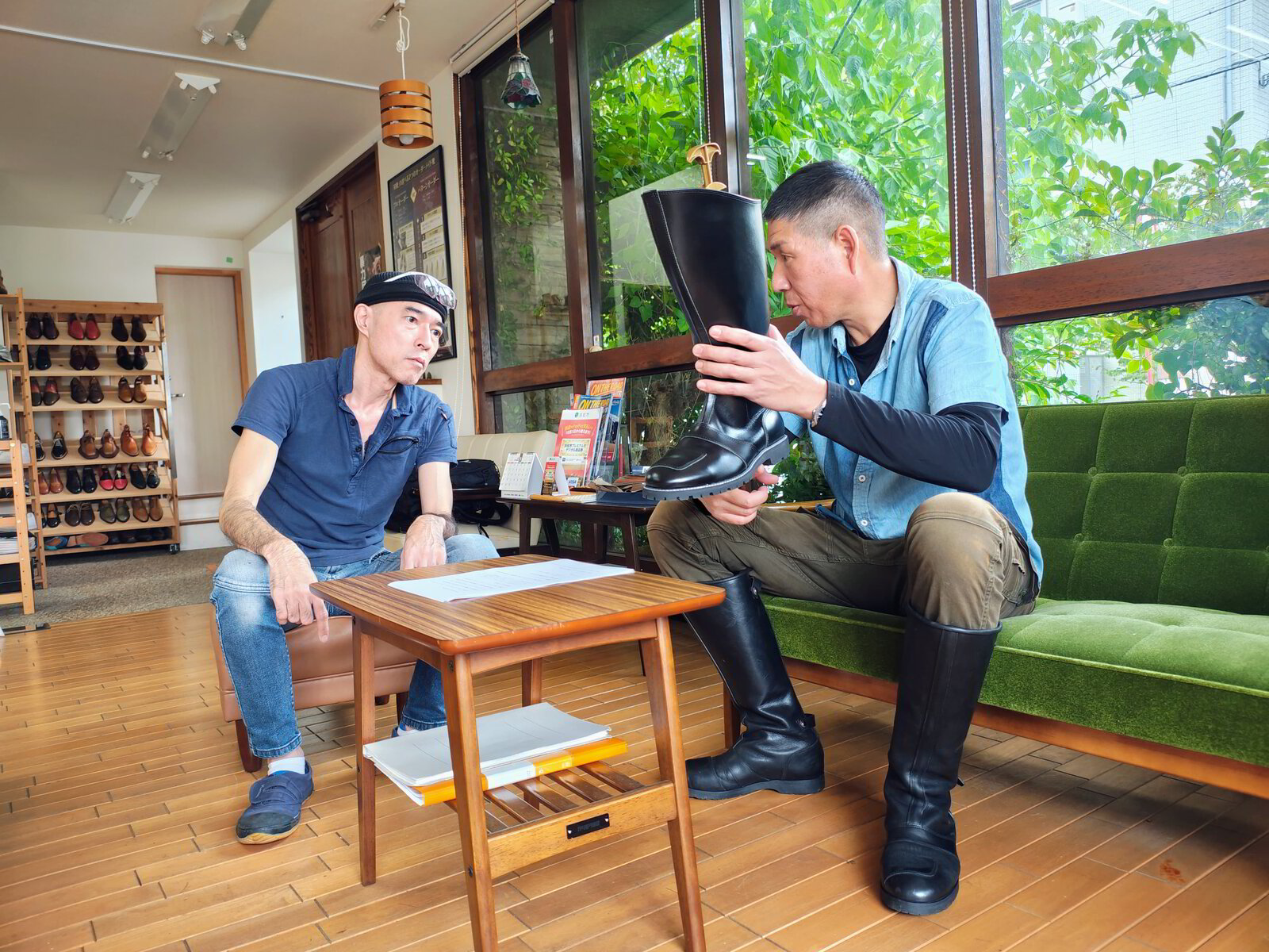 萩原さんのブーツソール