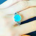 Blue Onyx Ring