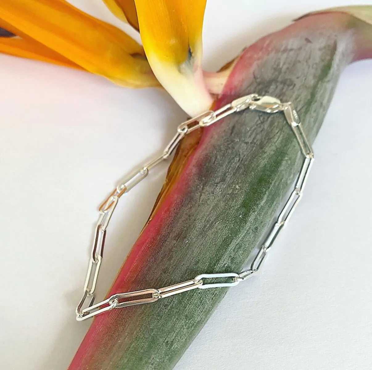 20cm Italian Paper Clip Bracelet