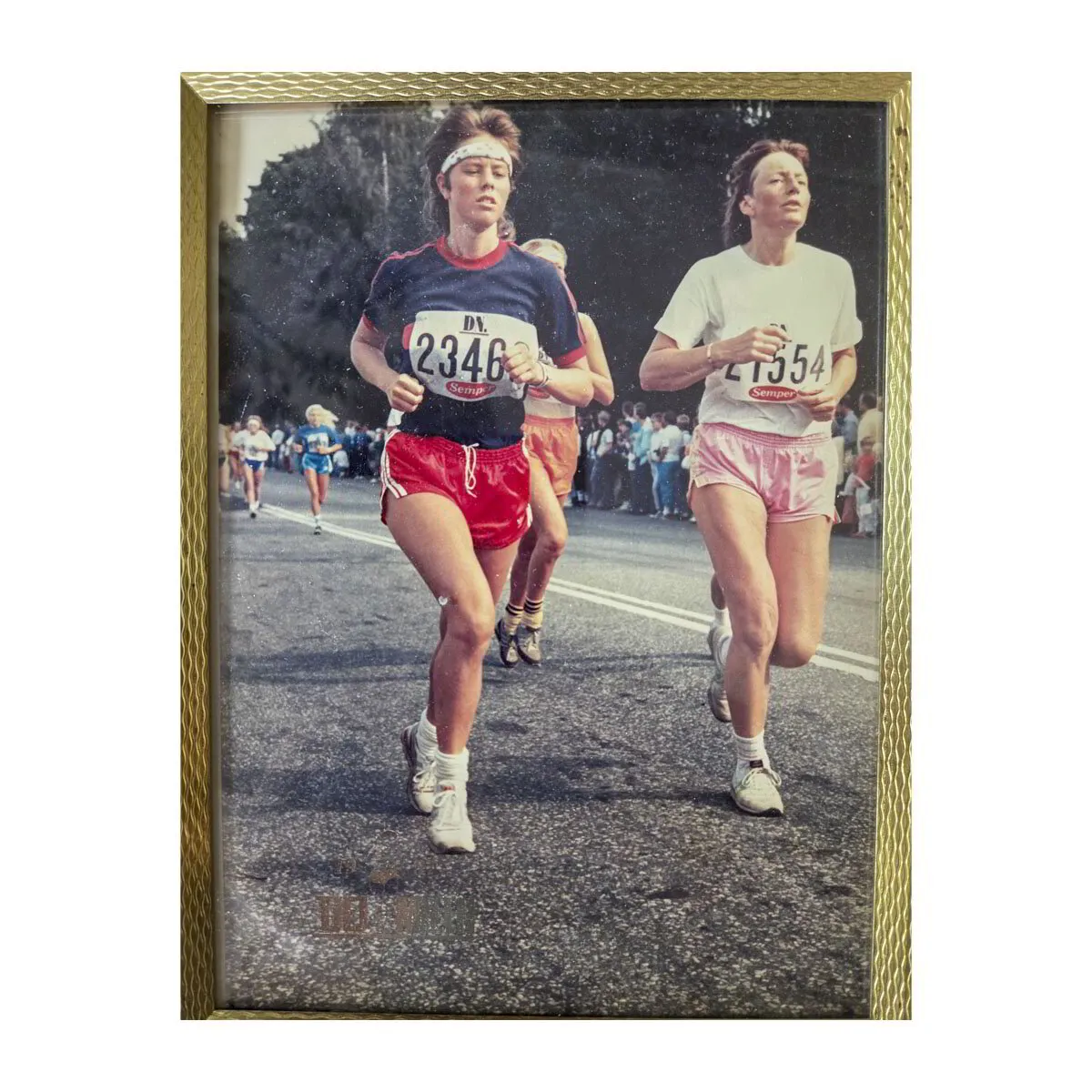 Katarina springer Tjejmilen nångång under 80-talet