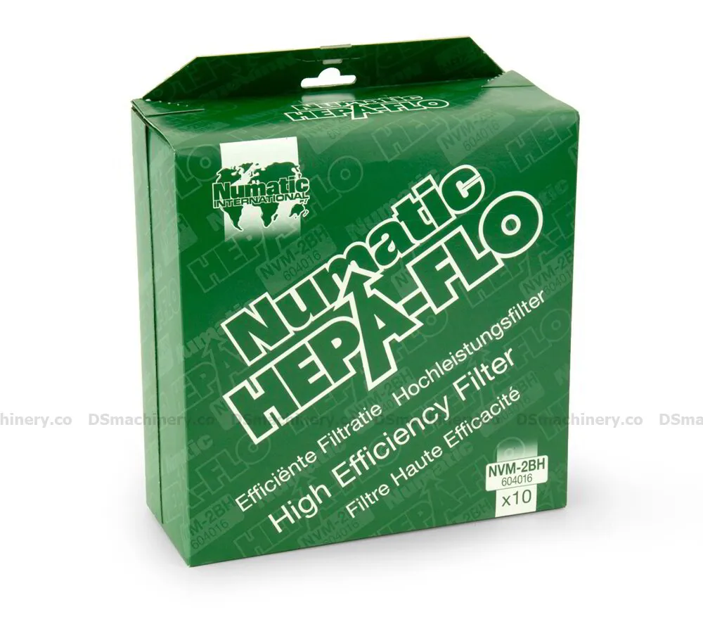 Numatic HepaFlo Filter Bags (15L) NVM 2BH