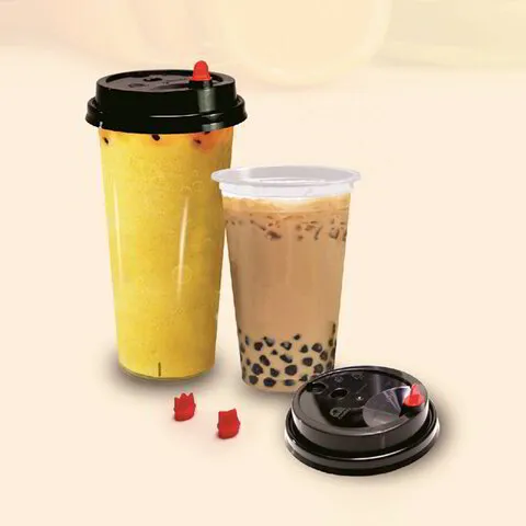 Boon Plastic Zone_Bottle_Jar_Packaging_Round-Bubble-Tea-Cup-Black-Lid