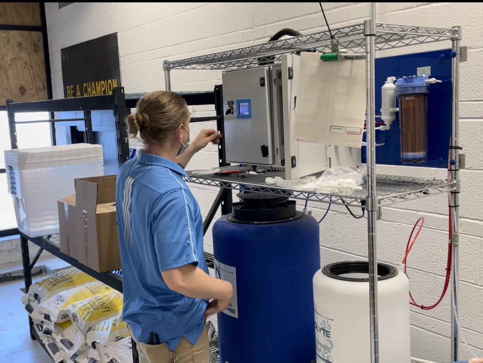 Danolyte Hypochlorous Acid Generator Installation at Turner School District 