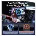 15W Qi Car Phone Holder Wireless Charger Car Mount Intelligent Infrared for Air Vent Mount car charger wireless For iPhone12 pro