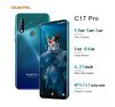 OUKITEL C17 Pro 4GB 64GB Cell Phone 6.35'' Full Screen Face ID Fingerprint Android 9.0 13MP Dual Camera 4G Network 2.4GH 5G Wifi