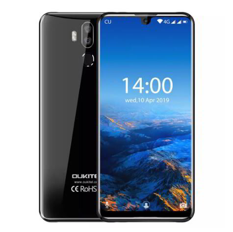 OUKITEL K9 Waterdrop Mobile Phone 7.12 FHD Smartphone 5V/6A Quick Charge  1080*2244 16MP