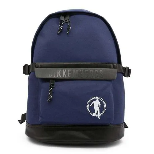 Bikkembergs Rucksack - Mens Backpack Shoulder Bag Blue / Black - R347535