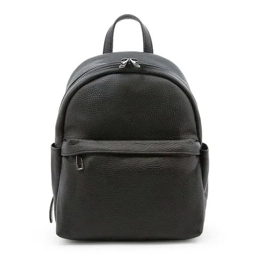 Made in Italia Womens Rucksack - Backpack Bag Black / Brown / Red - R350676
