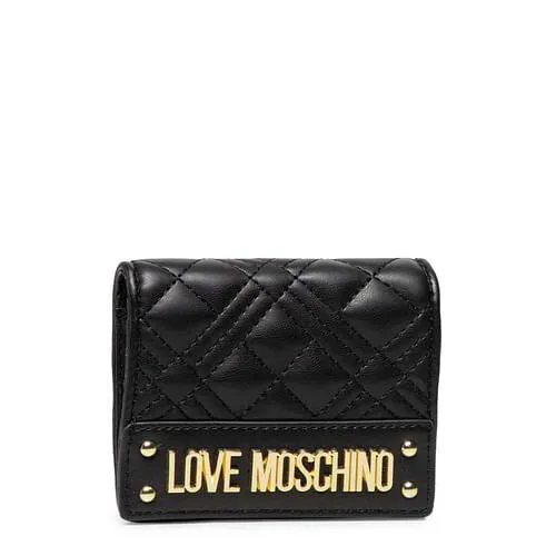 Love Moschino Womens Wallet Black / White / Pink - W358060