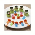 38 Piece Cute Miniature Food Picks With Cartoon Animals