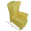 Trendy Velvet Wingback Chair