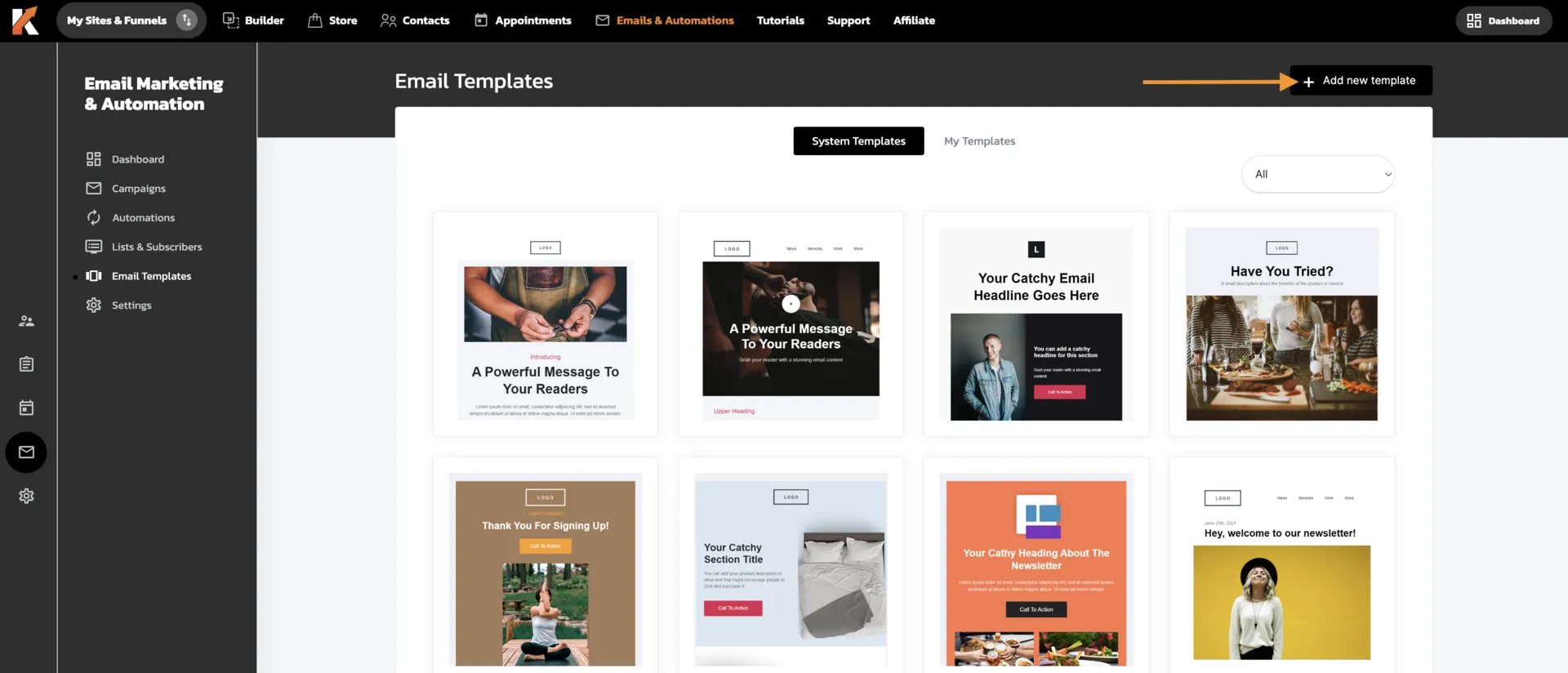 Creating My Email Templates