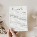 Printable Mad Libs Game for Bachelorette Party