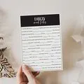 Dirty Bachelorette Mad Libs Story Black and White Theme