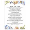 Picnic Family Reunion Pass the Gift Poem for Gift Exchange