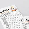 Spooky Word Search Seniors Halloween Party Game Idea