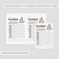 Spooky Word Search Seniors Halloween Party Game Idea