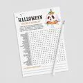 Spooky Word Search Seniors Halloween Party Game Idea