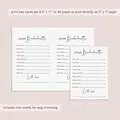 Bachelorette Party Wishes for the Bride-to-Be Keepsake Card