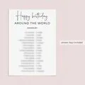 Born in 1943 Birthday Party Games Bundle Printable