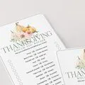Would You Rather Printable Thanksgiving Game Ideas for Adults