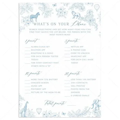 20 x Mummy or Daddy Baby Shower Game – Unisex Neutral Teddy Bear Design (20 Guest Cards + 1 Card of Answers for The Host) - Made in the UK + Winner's Certificate