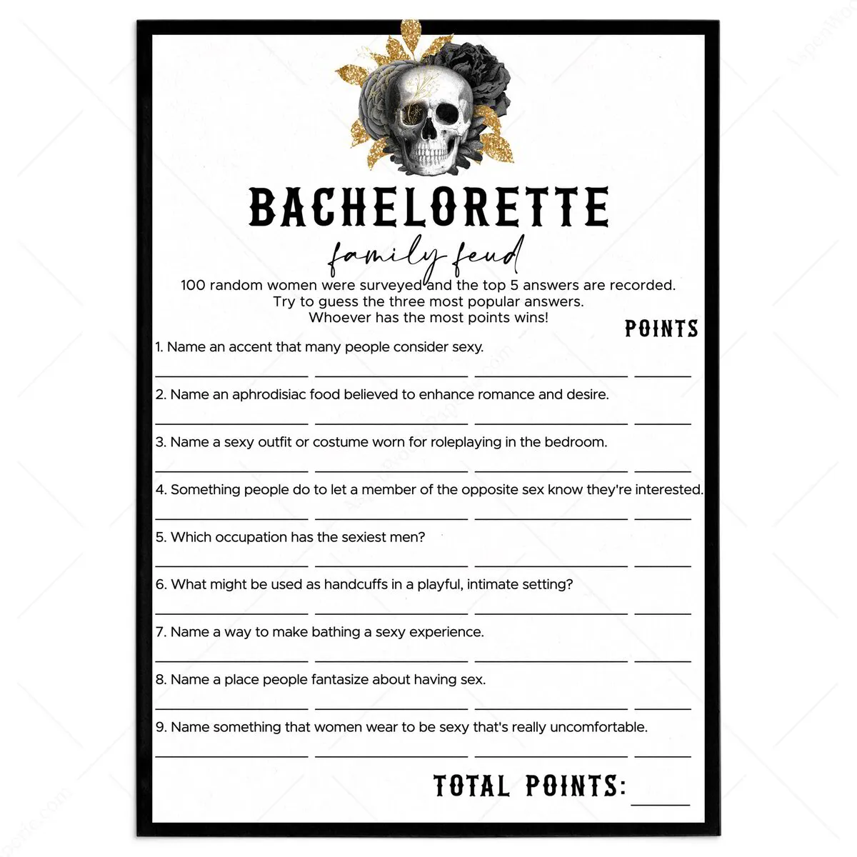 Family Feud Bachelorette Party Edition | Till Death Do Us Party Theme