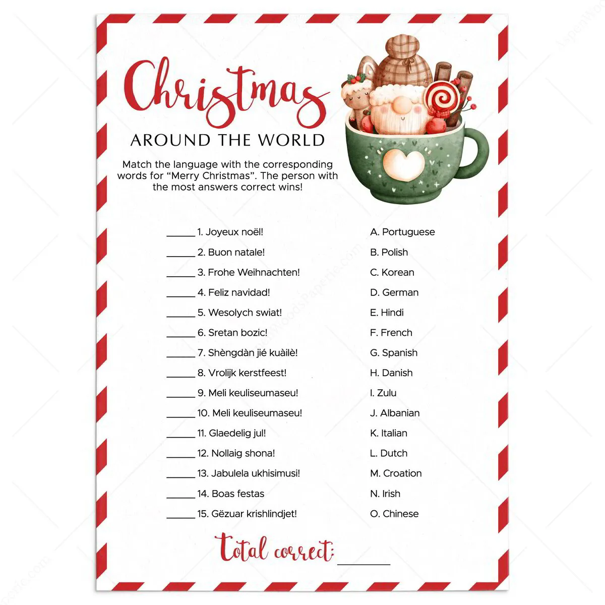 merry-christmas-around-the-world-game-printable-christmas-gnome for Free Printable Christmas Around The World Merry Christmas Around the World Game Printable | Christmas Gnome for Free Printable Christmas Around The World